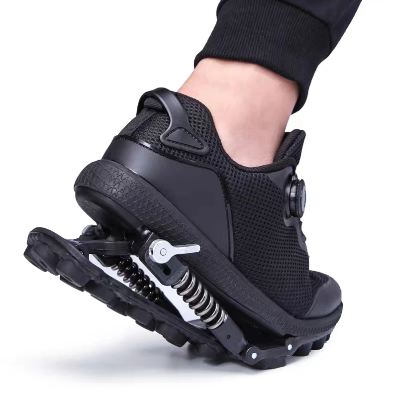 Running Shoes - Buty mechaniczne ze stalowymi sprężynowymi sznurowadłami,