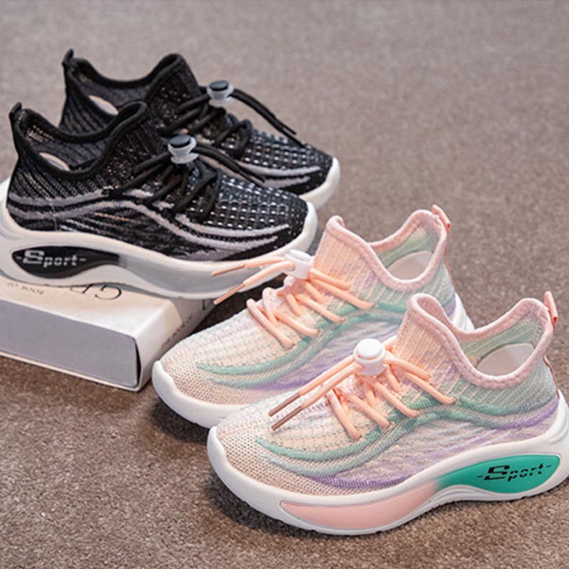 Sneakers - Modne dzianinowe buty sportowe Oddychające miękkie