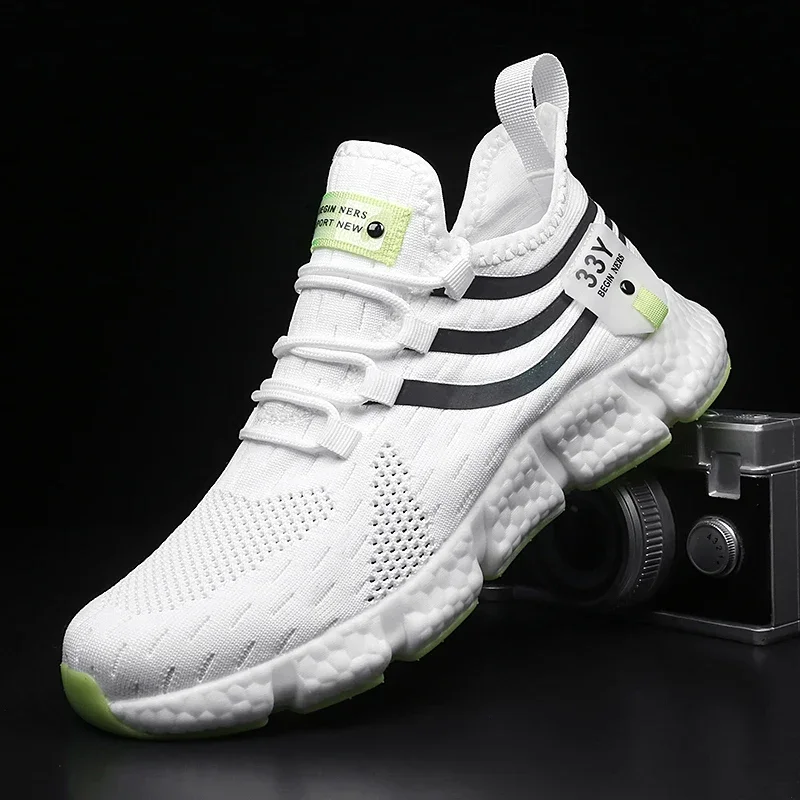 Breathable Mesh Athletic Shoes - Męskie trampki siatkowe oddychające buty męskie